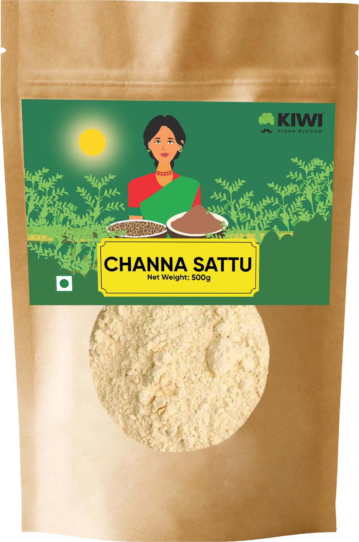 KIWI Kisan Window Channa Sattu 500gm
