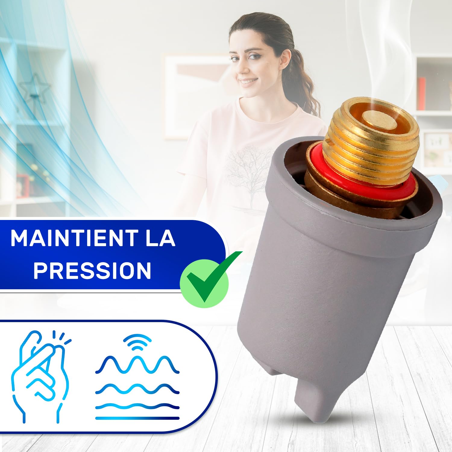 Joint De Bouchon De Vidange Pour Centrale Vapeur Delonghi - Pièce Détachée Compatible Modèle VVX1650G