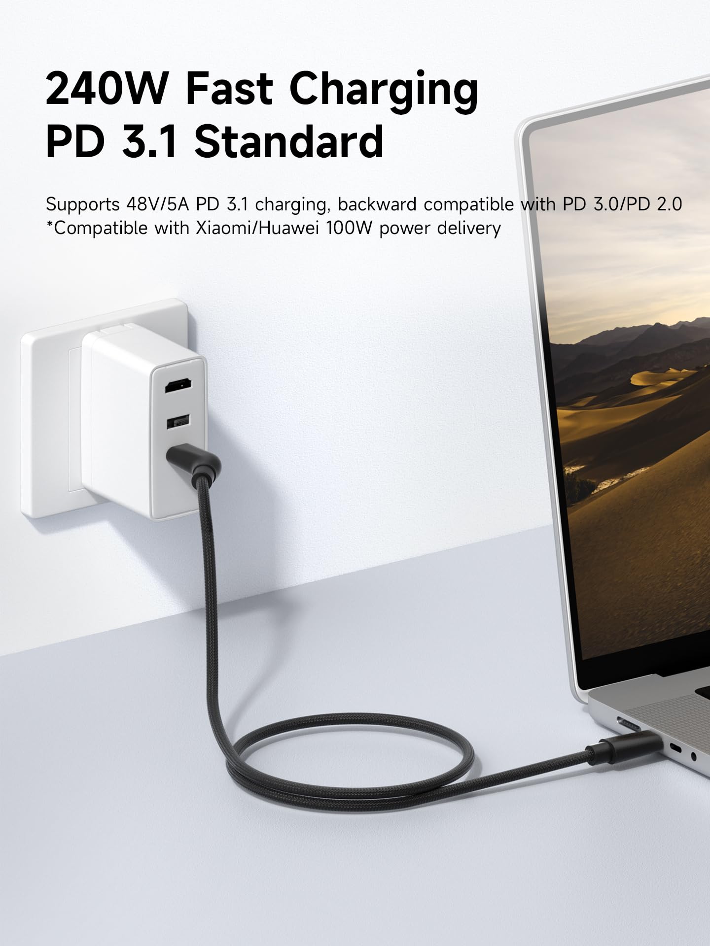 Amazon.com: Hagibis AR Smart Glasses Cable USB-C Charging Data