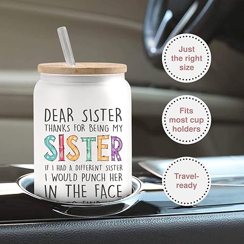 Miniatura 5 de Vprintes Regalos divertidos para hermanas  Regalos de cumpleaños para hermana, regalos del día de la madre para hermana, regalos de Navidad para