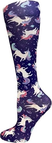 Miniatura 3 de Prestige Medical Nurse Unicorns 15-20 mmHG - Calcetines de compresión para enfermera