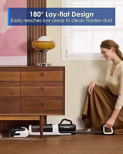 Miniatura 7 de Tineco Aspiradoras en seco y húmedo, Floor One Switch i5 Stretch Breeze 2 en 1 aspiradora inalámbrica para múltiples superficies, 20 KPa potente