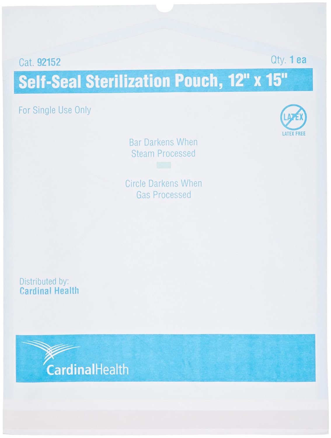 Cardinal Health 92114 Paper Sterilization Self Sealing