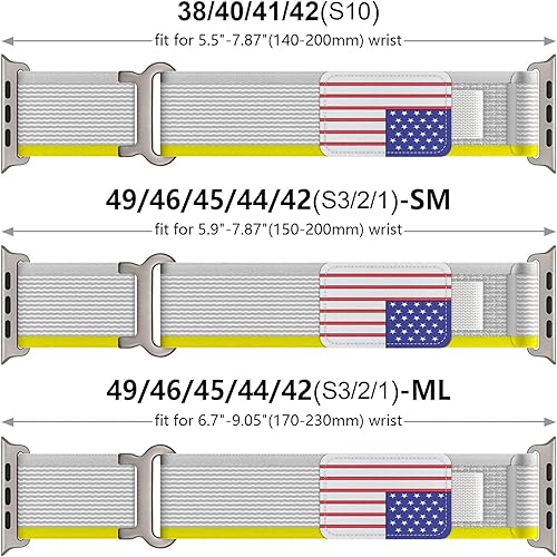 Miniatura 8 de Trail Loop for Apple Watch Band 49mm 45mm 41mm 44mm 40mm 42mm 38mm, iWatch Bands Women Men Sport Strap Nylon Bracelet Wristband for Apple Watch