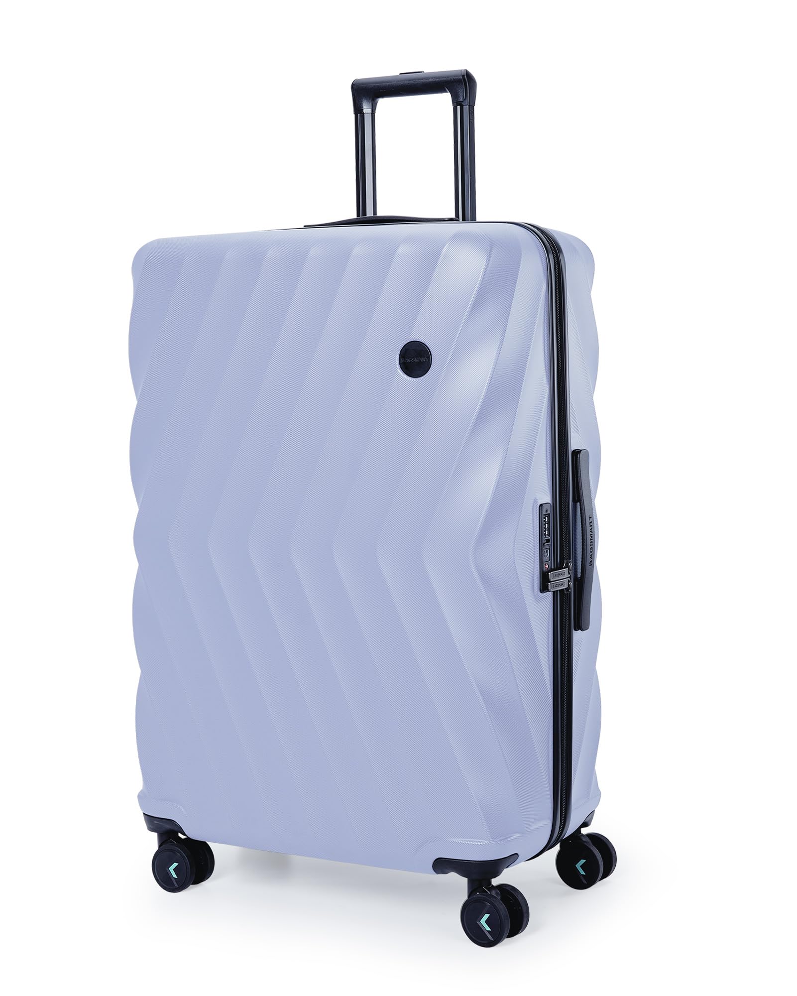 BAGSMART 28 Inch Luggage with Spinner Wheels, Polycarbonate Hardside Suitcase with TSA Lock, Lightweight Rolling Travel Luggage for Men Women, Lilac Purple