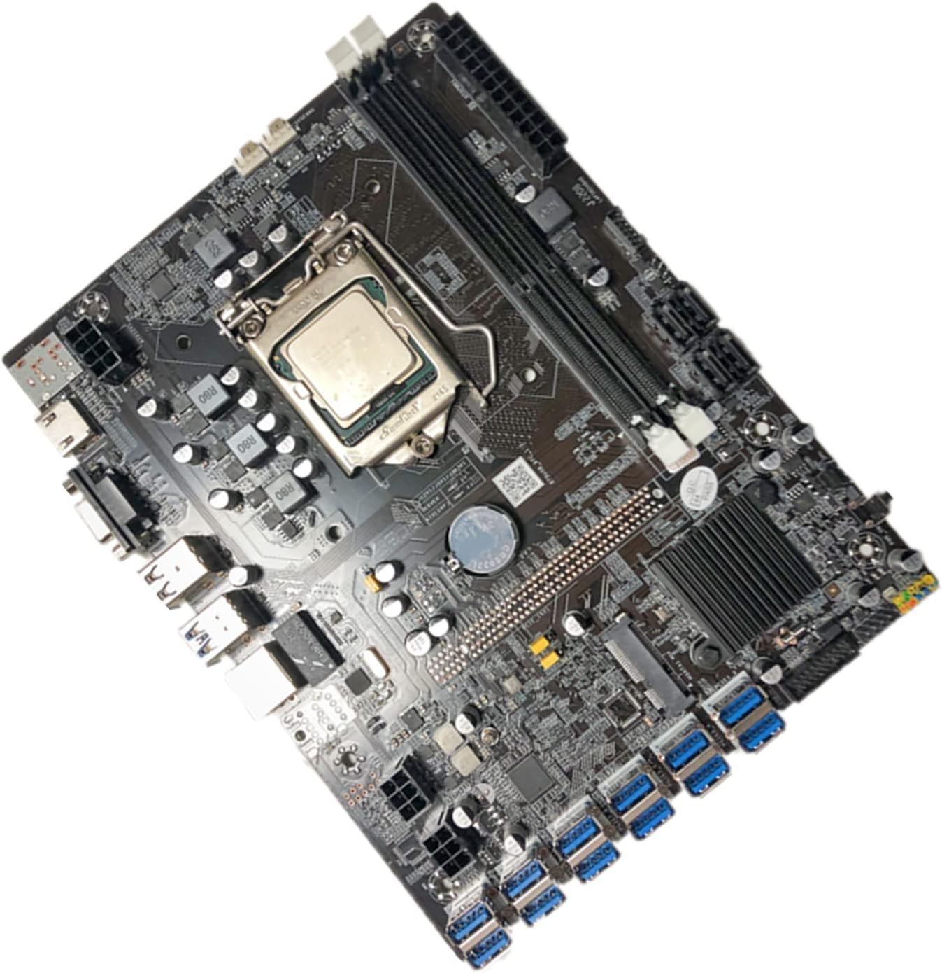 B75 マイニングマザーボード LGA1155 12 USB3.0 に PCIE サポート 12 GPU グラフィックスカード DD B75  マイニングマザーボード 12 USB3.0 に PCIE GPU スロット LGA1155 CPU サポート DDR3 Di B75 マイナー  マザーボード LGA 1155 DDR3 メモリ