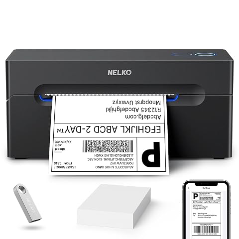 Nelko Bluetooth Thermal Shipping Label Printer, 4x6 Thermal Label Printer — $66.99 (20% off)