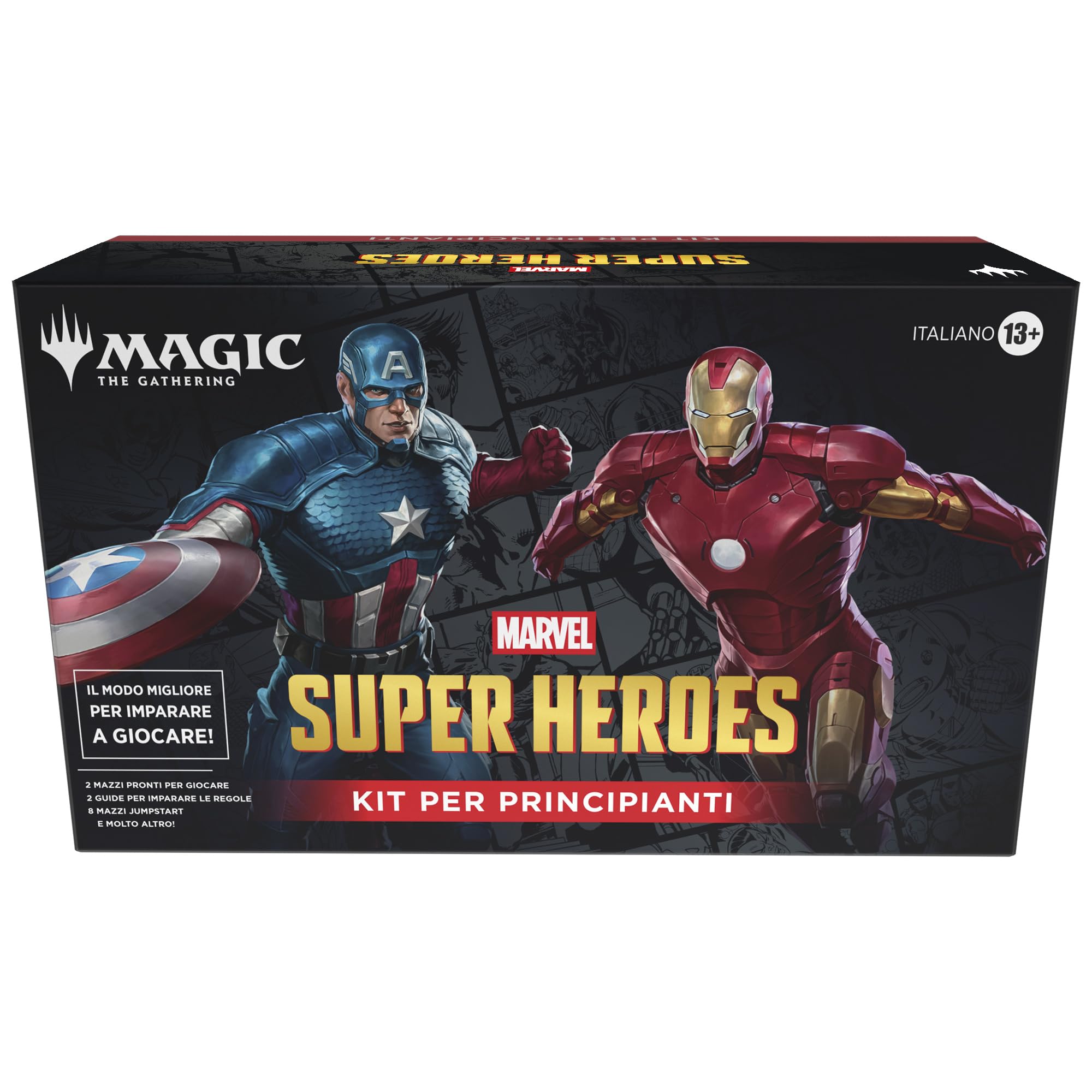 Kit per principianti di Magic: The Gathering | Marvel Super Heroes | Gioco di carte a 2 per giocatori (Versione Italiana)