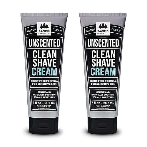 Miniatura 16 de Pacific Shaving Company Clean Shaving Cream - Manteca de karité + crema de afeitar con vitamina E para pieles sensibles hidratadas, fórmula limpia