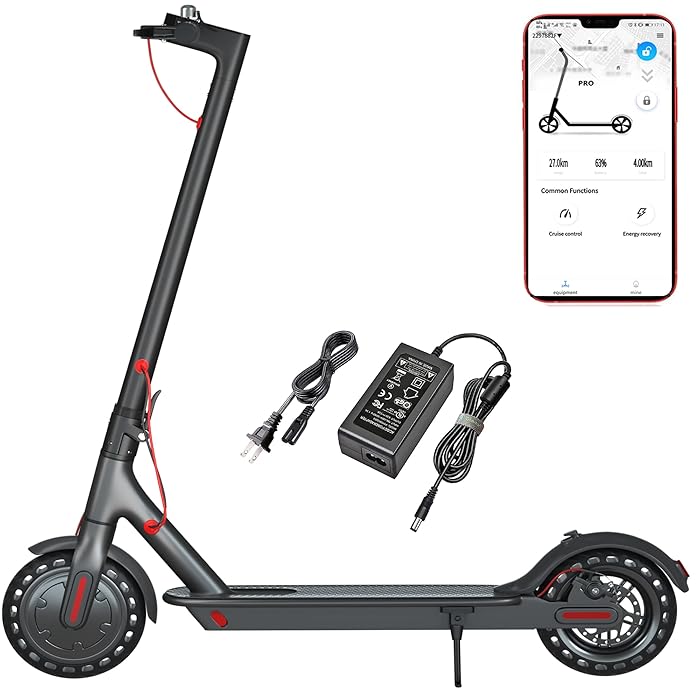 Buy pojifi Electric Scooter for Adults, 18.6 MPH&20 Miles Long Range