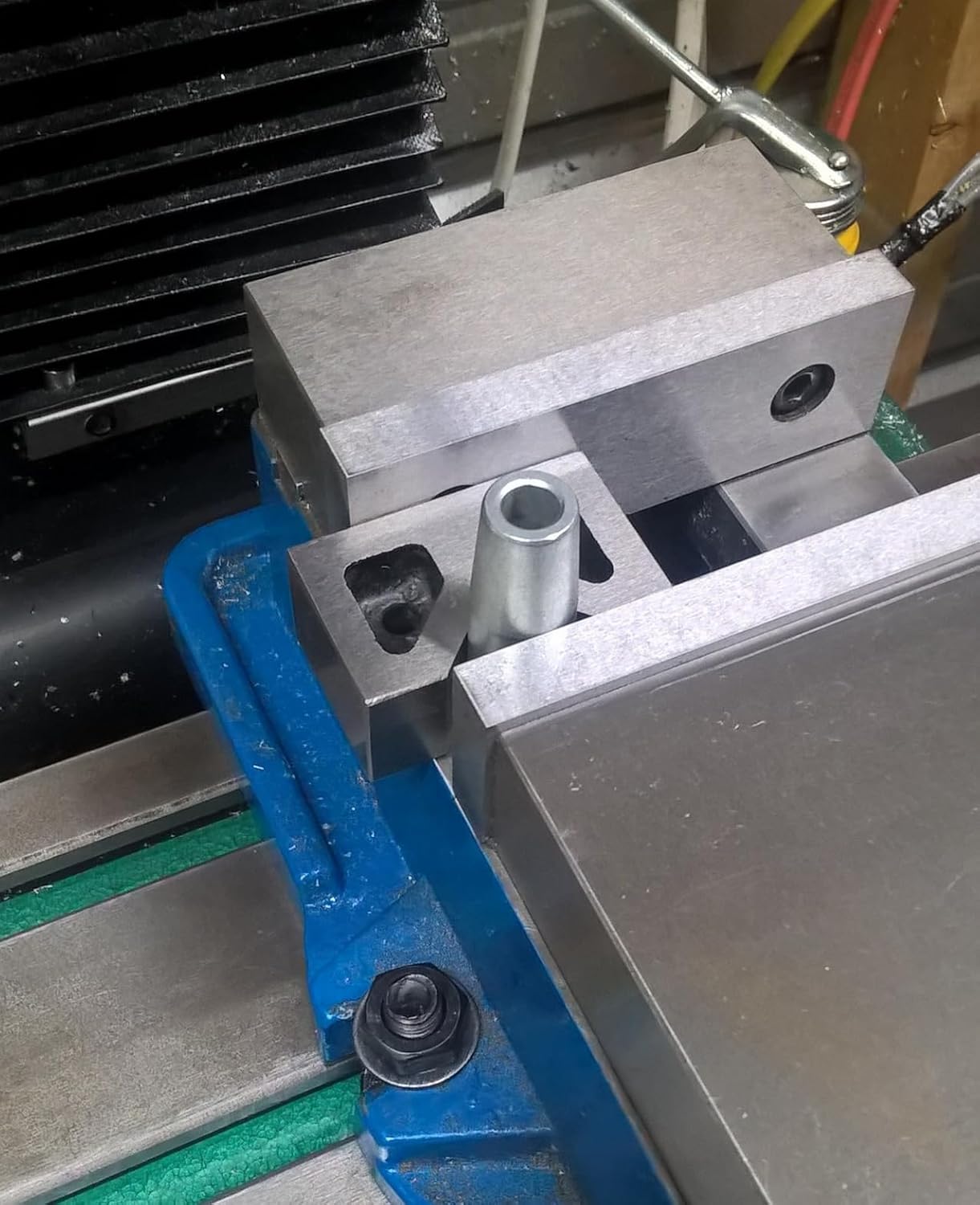 4 x 2-1/4 x 2-5/8 Inch Cast Iron V Block Set- Machined Square and Parallel - Perfect for Holding Large Jobs-49