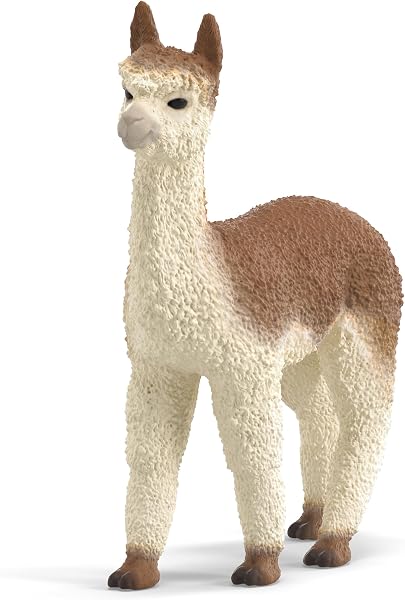 schleich Farm World | Alpaka 14928 | schleich Bauernhof Spielfigur | detailgetreue Tierfigur & Sammelfigur | Geschenk für Jungen und Mädchen | Bauernhof Spielzeug ab 3 Jahren | 7 x 2 x 8 cm - 1