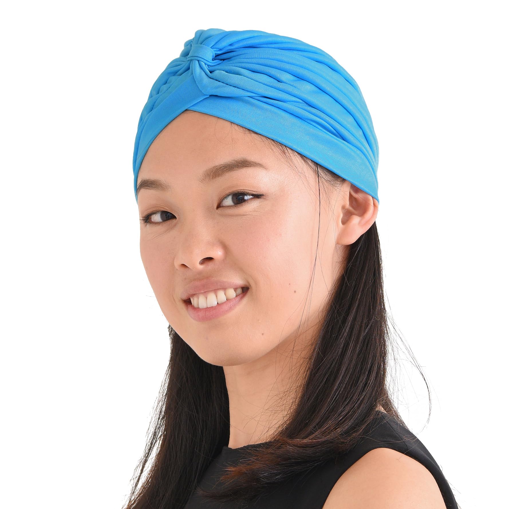 Charm Men's Turquoise Wo Turban Hat Head Wrap - Twist Head Cover Costume Chemo Bonnet Cap