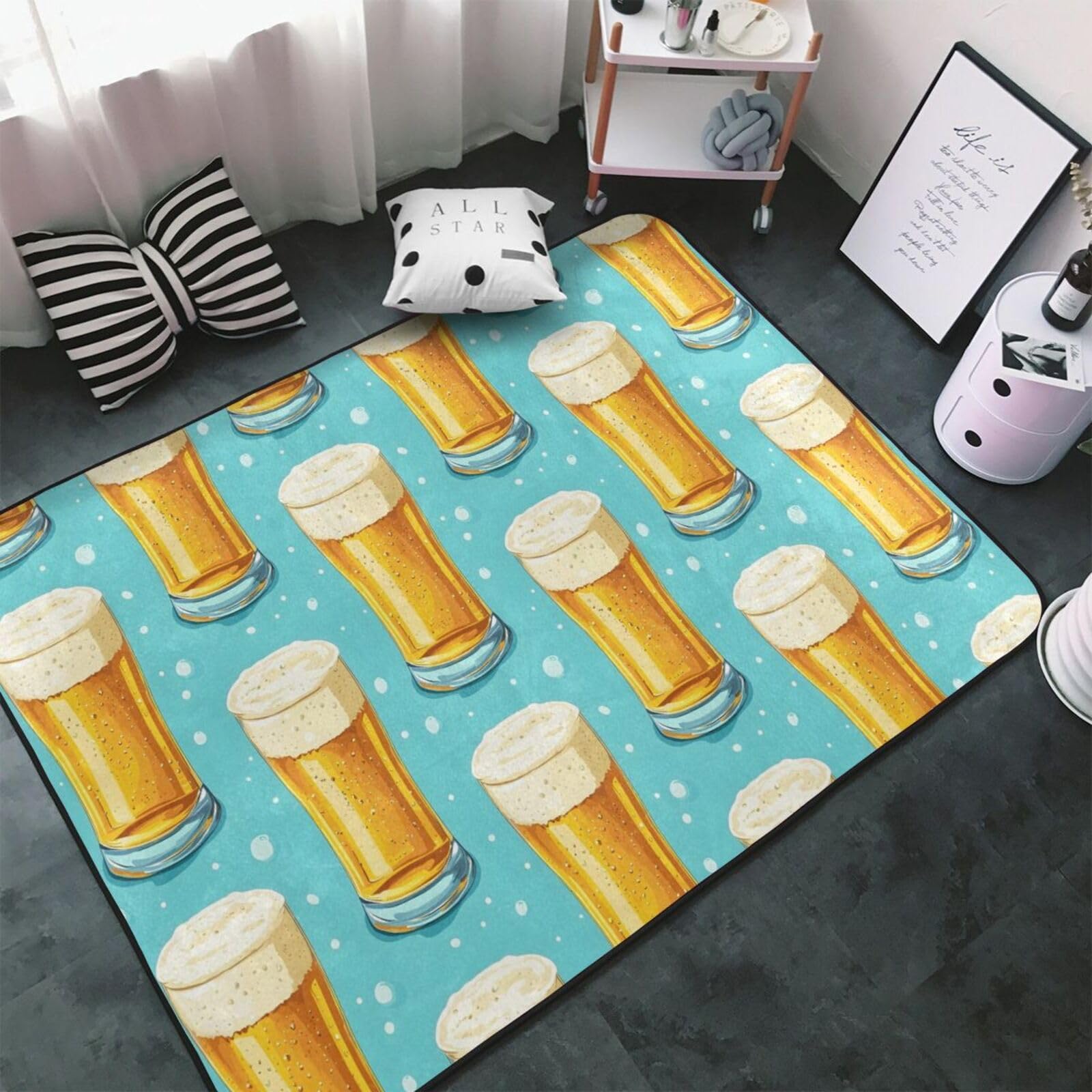 Tapis antidérapant lavable pour éviter les glissades de salon