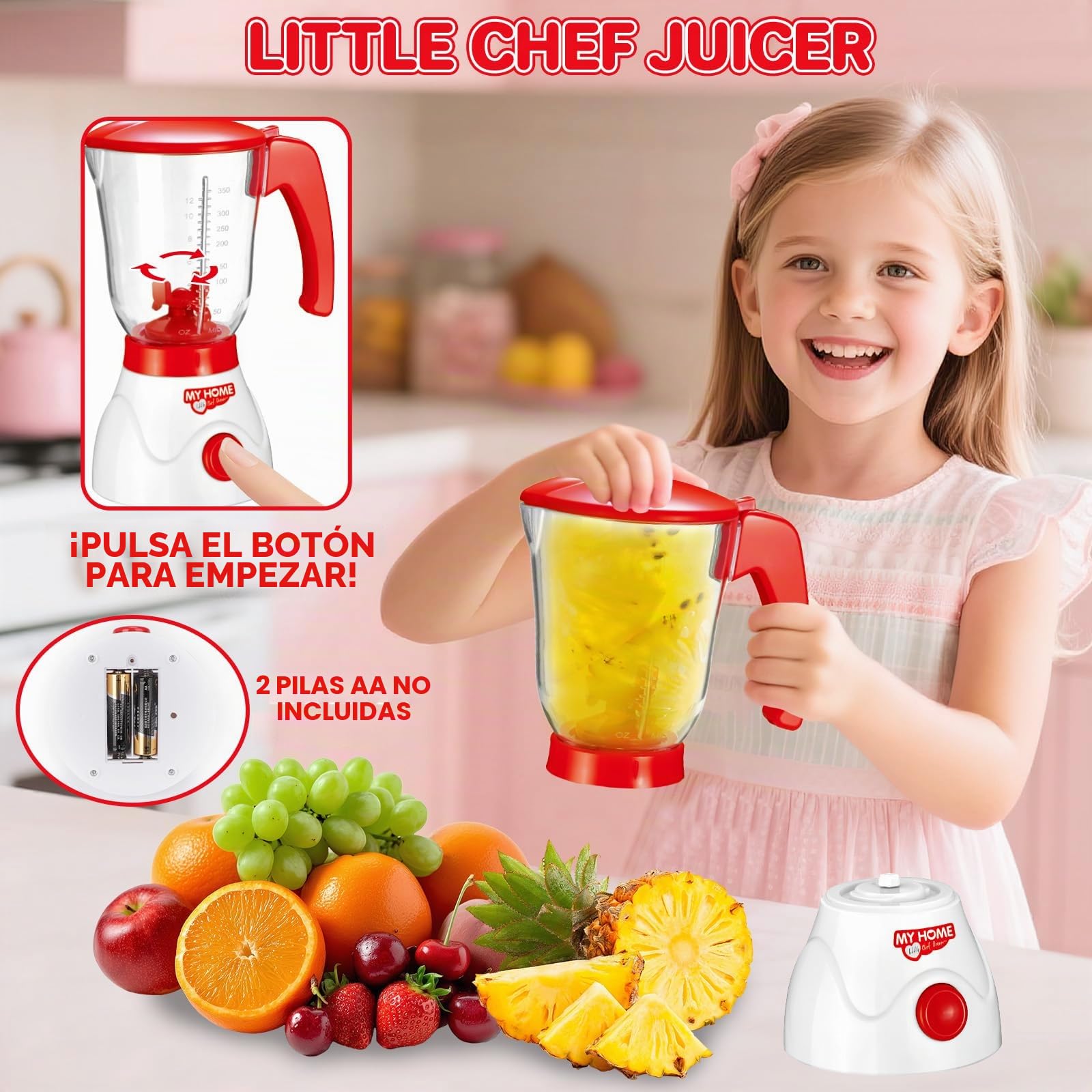 deAO - Kit de Cocina con Mezclador, licuadora, tostadora y Otros Accesorios de Cocina.