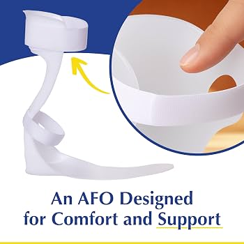 Amazon.com: Brace Direct Semi-Rigid Leaf Spring AFO for Foot Drop