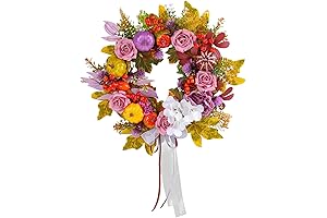 Bewitching Autumn Embrace: Wreath Depot's Fall Wreath for a Captivating Front Door