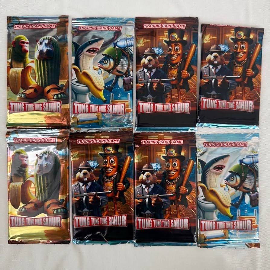 イタリアンブレインロット トレーディングカード　4box 144パック 新品【おまけ付】イタリアンブレインロット トレーディング