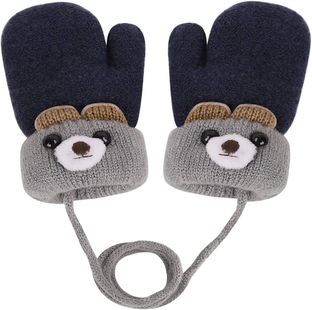 Baby Toddler Cute Winter Warm Knitted Magic Mittens On String Kids Cold Weather Snow Insulated Gloves for Girl Boy 0-3Y Gift Baby Toddler Cute Winter Warm Knitted Magic Mittens On String Kids Cold Weather Snow Insulated Gloves for Girl Boy 0-3Y Gift