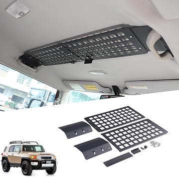 Modular Storage Panel Cargo Rack for Toyota FJ Cruiser 2007-2021, Interior Luggage Holder Storage Carrier Trunk Organizer Shelf Accessories