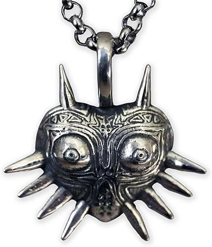 Baldur Jewelry - Collar con dije de la leyenda de Zelda Hylian Shield Majora para hombres y mujeres - Collar Zelda Anime Cosplay Jewelry Amulet -