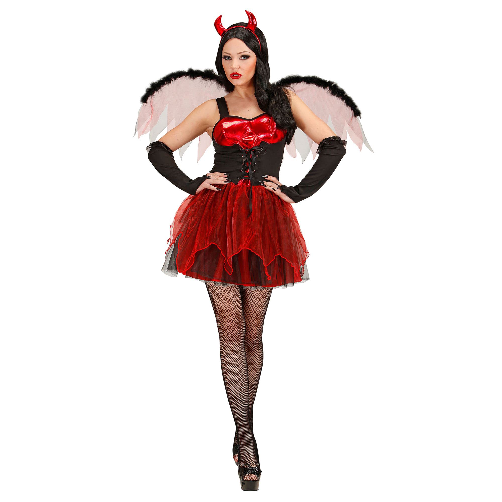 Ladies Devil Costume Large UK 14-16 for Halloween Satan Lucifer Fancy Dress