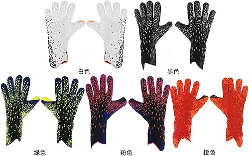 Miniatura 2 de KLauer Guantes de portero para niños, ofrecen una excelente protección con resistencia a la abrasión, antideslizantes, tamaño 678910