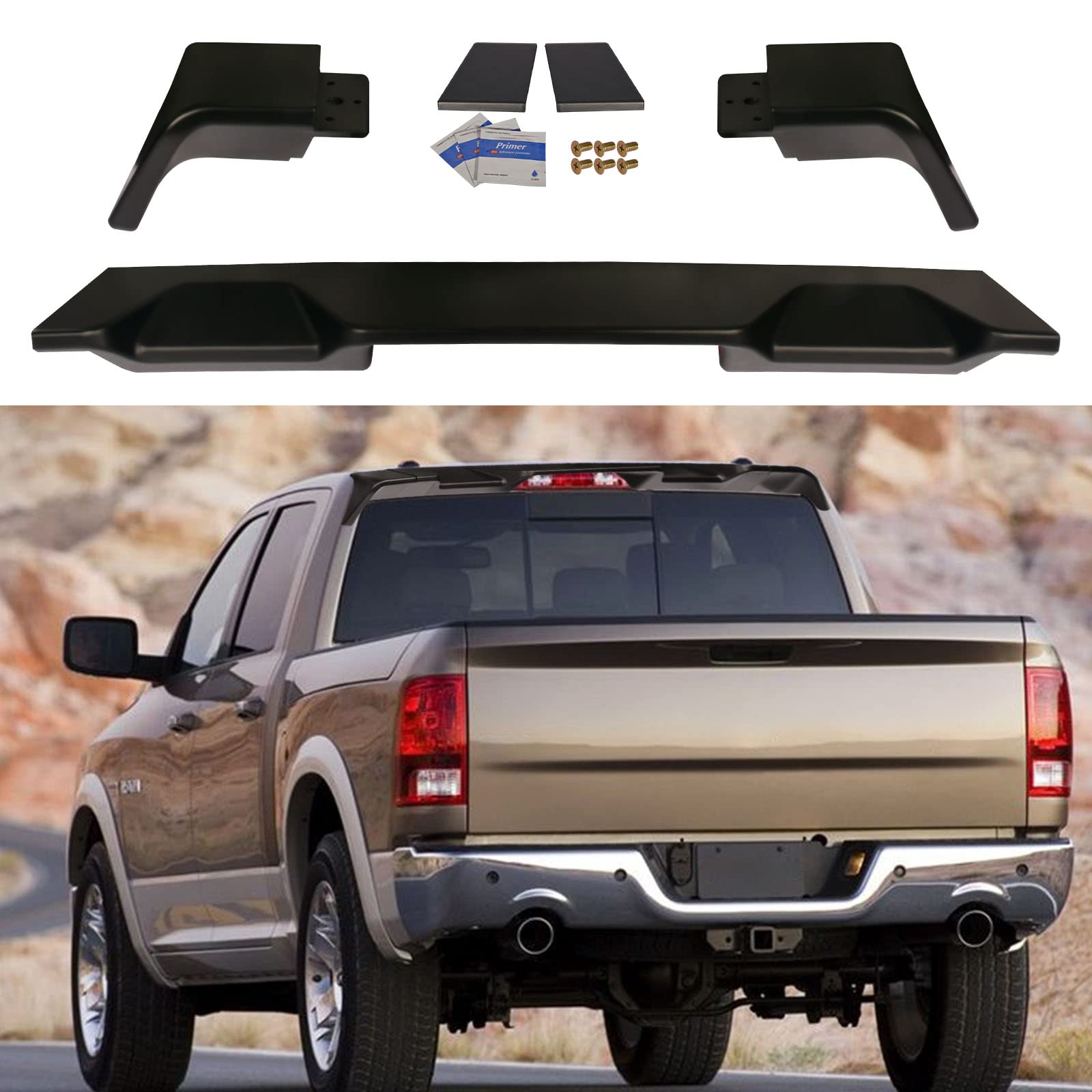 Buy GTYUNKE Roof Spoiler for RAM 1500 2013 2014 2015 2016 2017 2018