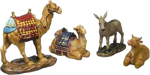 Miniatura 6 de Three Kings Gifts Set de animales para el pesebre Real Life