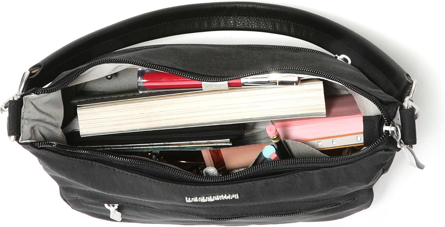 Baggallini Modern Pocket Half Moon 11"x10.5" Shoulder Women W/Replaceable Straps Converts to Crossbody Bag - Image 13