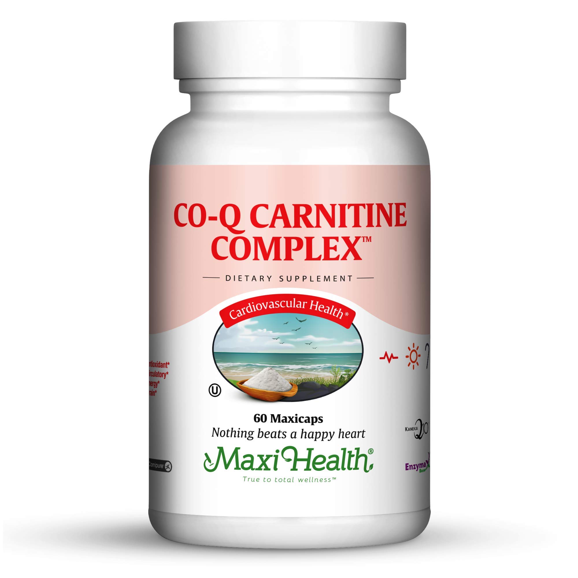 l-carnitine complex Amazon.com: Maxi Health Coq Carnitine Complex - Coenzyme Q10 & L-Carnitine  - Heart Health - 60 Capsules