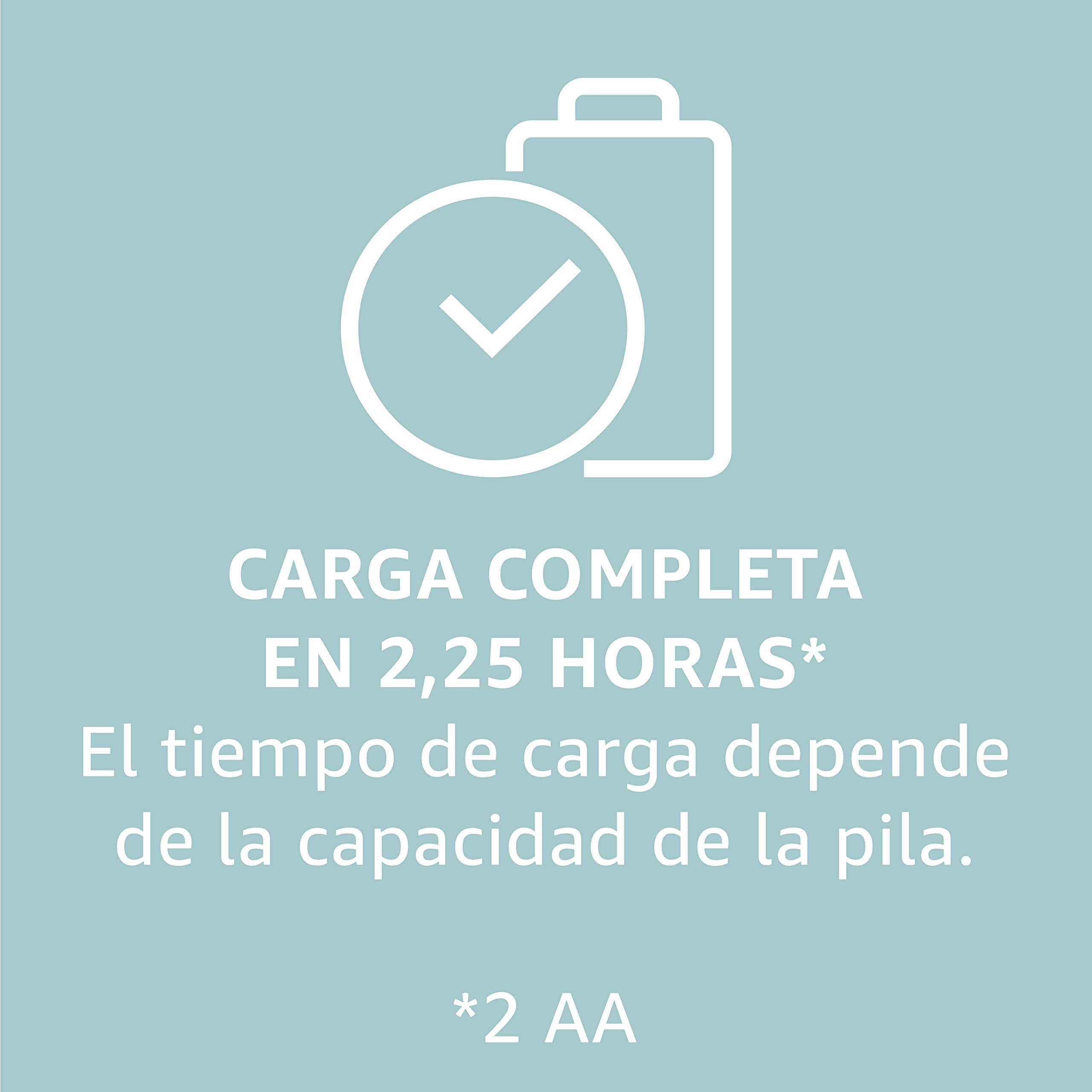 Panasonic eneloop Cargador rápido USB para 1-4 pilas de Ni-MH AA/AAA-