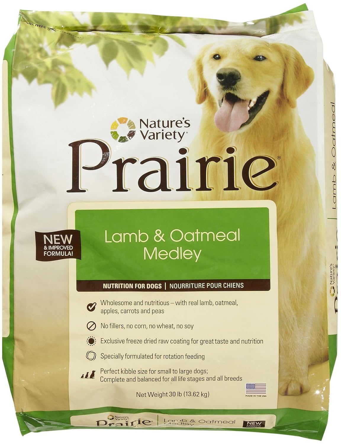 Nature's Variety Prairie Dry Dog Food, Lamb and Oatmeal