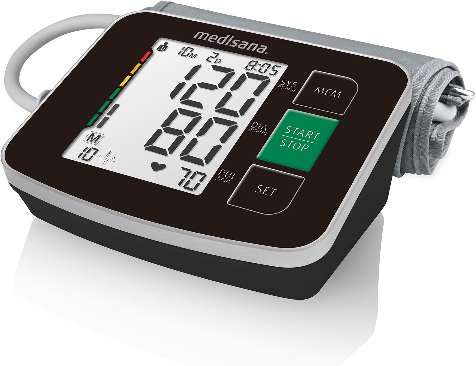 – BU 516 Upper arm Blood Pressure Monitor – Automatic Digital Blood Pressure Machine with Universal Monitor Arm Cuff, Irregular Heartbeat Indicator and 90-Slot Memory