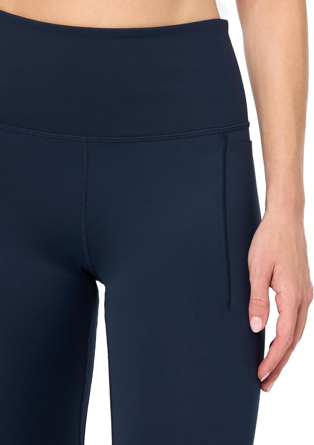 Jockey Womens High Waist Nylon Pocket Full Length Leggings - Image 2