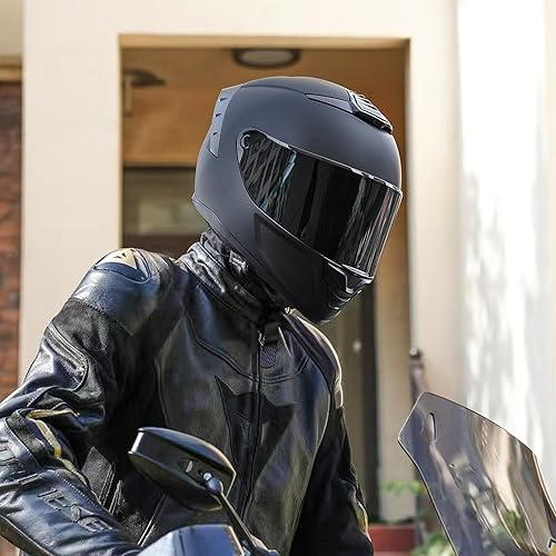 Miniatura 4 de Cascos de Motocicleta de Cara Completa WS-611 Casco de Moto de Calle para Adultos Hombres Mujeres Aprobado por DOT