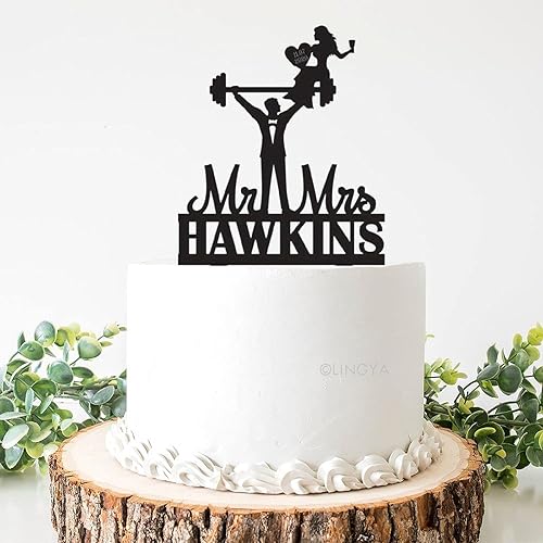 Miniatura 1 de Decoración divertida personalizada para el gimnasio, fitness, boda, entrenamiento, novia y novio, decoración para tartas de boda, decoración de