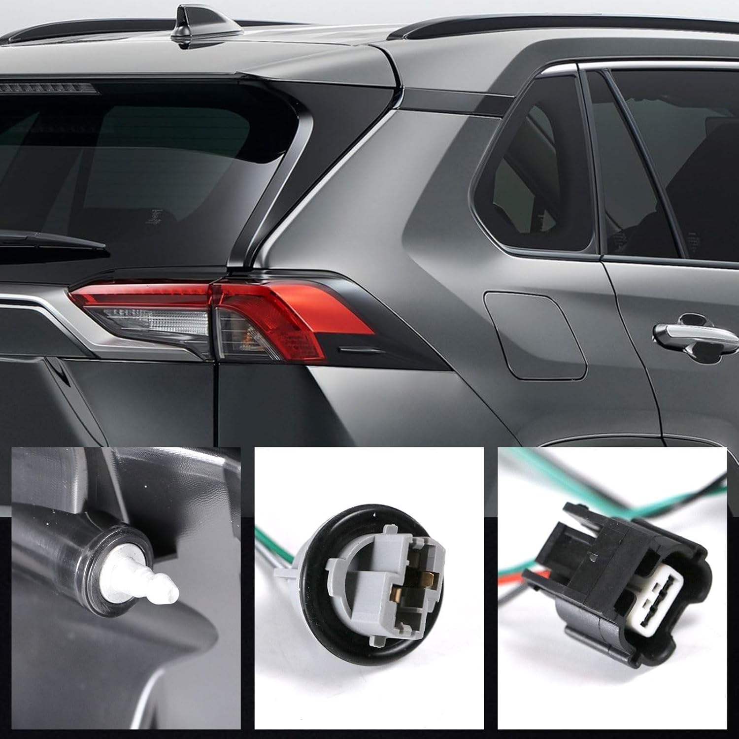 Tail Light Outer Compatible With 2019-2023 Toyota RAV4 Right Passenger Side Taillight W/O bulb Replace TO2805148 81550-0R090