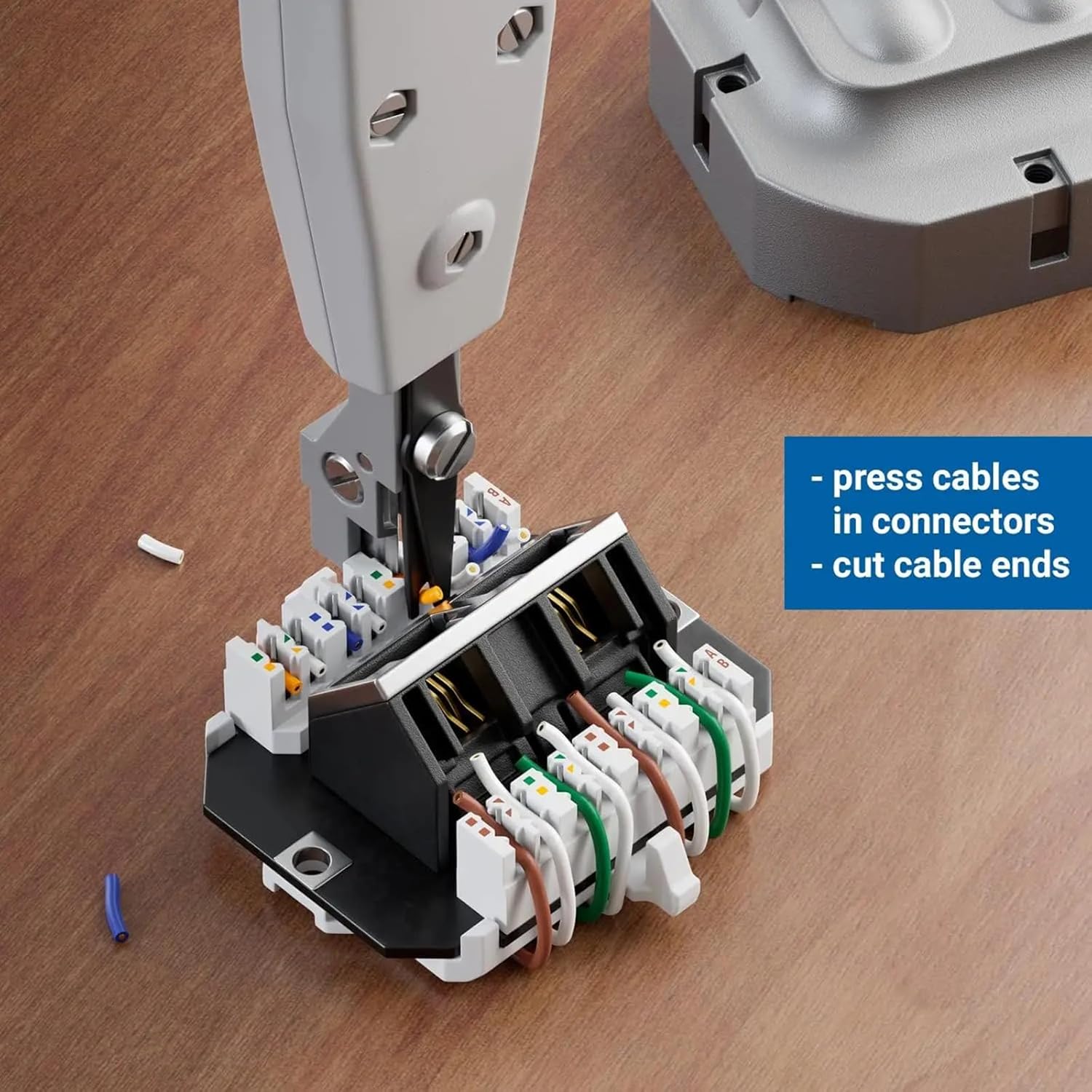 Punching Down Tool Kits for Telecoms Phone RJ11 Ethernet Networking Cat5 RJ45 Cord Networking Socket Tool