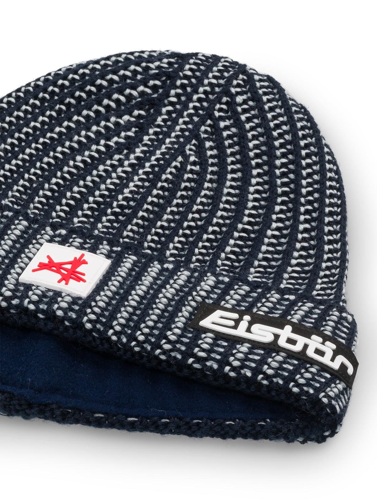 Eisbär Mütze Herren & Damen Sorrak Ski Austria - Merino Wintermütze Unisex mit Fleece schützt vor Kälte und Wind - Strickmütze atmungsaktiv thermoregulierend Wintermütze warm Skimütze Haube