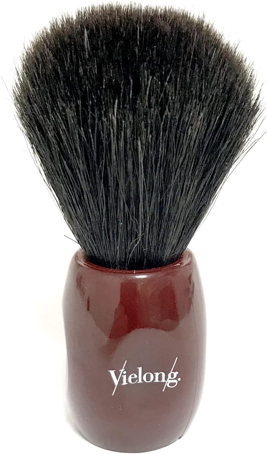 Shaving Brush Vie Long Natural Horse Hair Handmade + Stand 12705