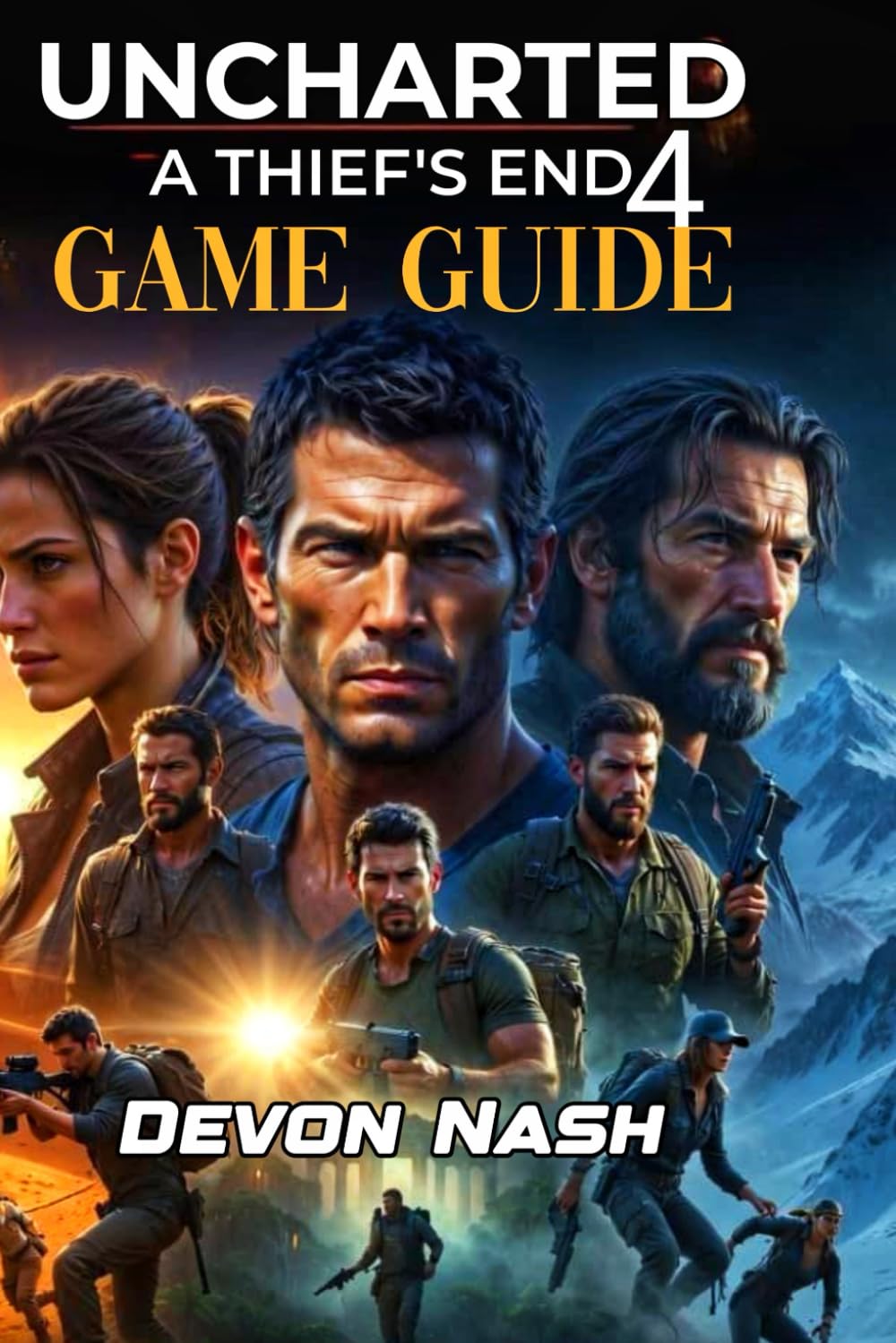 UNCHARTED 4: A THIEF'S END GAME GUIDE: Master the Epic Final Heist      Paperback – Large Print, December 28, 2025