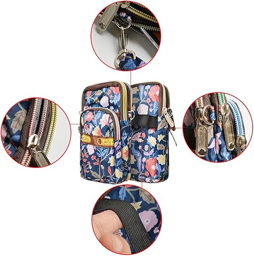 Miniatura 3 de Bolsa deportiva para correr al aire libre, a prueba de sudor, con correa para llevarla en el brazo y correa para el hombro o llevarla cruzada,