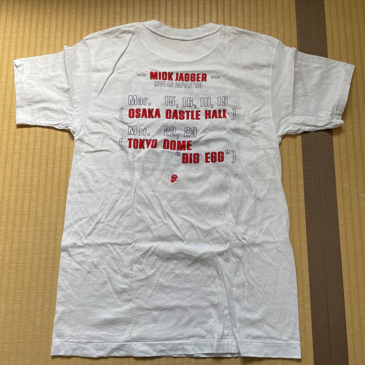 Amazon.co.jp: 1988s live tour T-shirt ミックジャガー ツアー 80s 