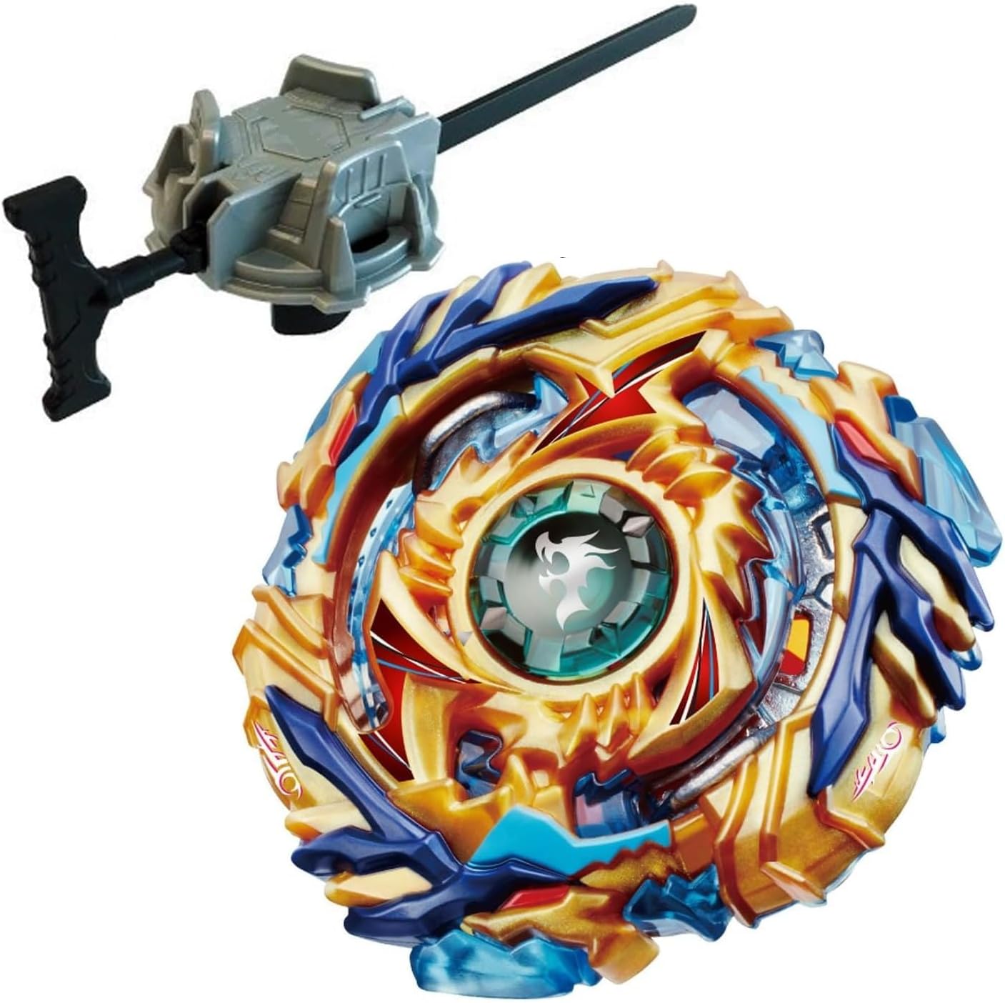 RoyaldealsB-79 Draiin Fafniir.8NT Stamina Starter with Launcher High-Speed Spinning Top for Intense Battles and Competitive Play, Ideal for Enthusiasts Left Spin top