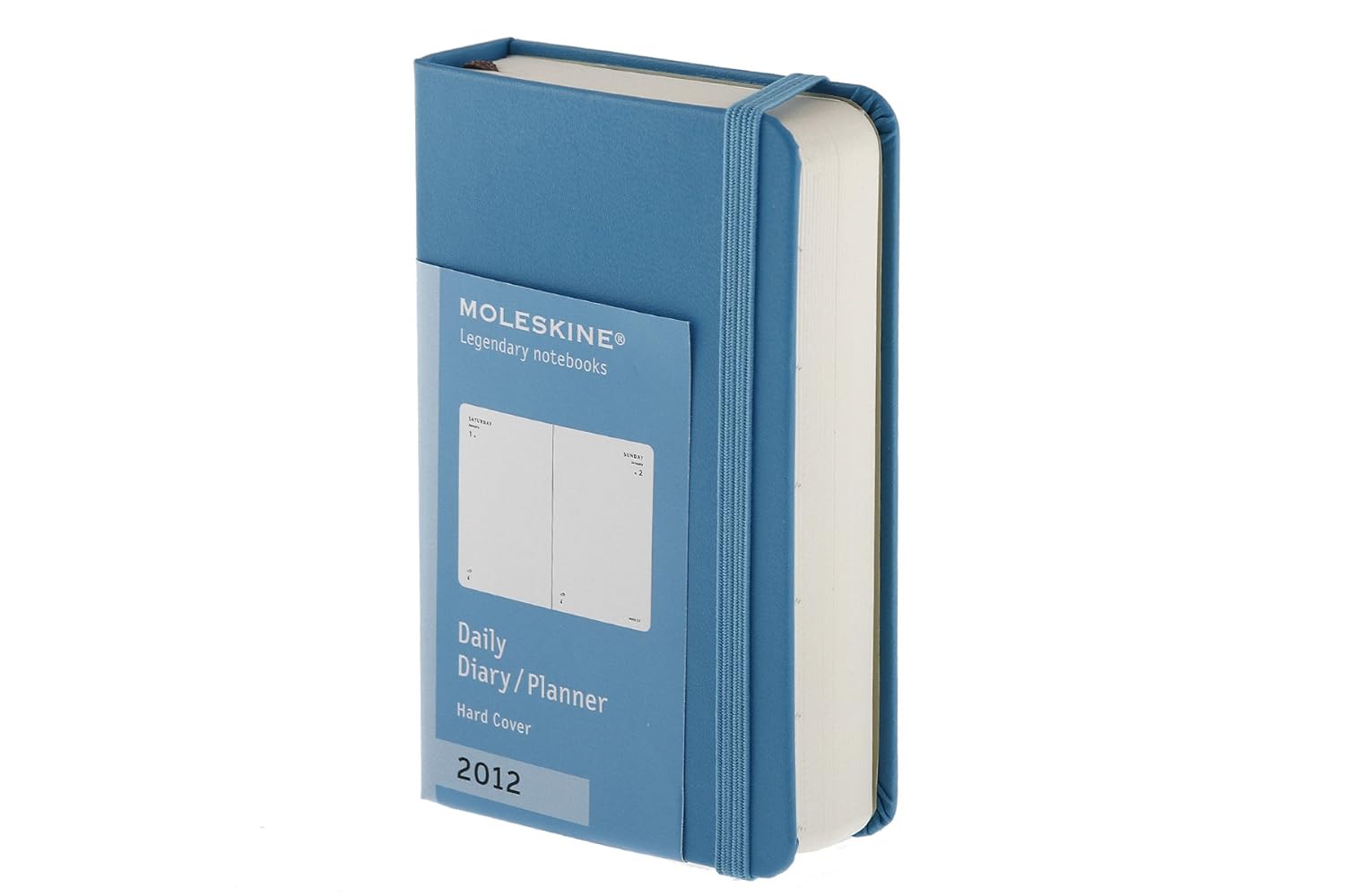 Amazon Moleskine 2012 12 Month Daily Planner Cerulean Blue Hard Cover