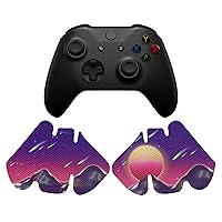 Vista 9 de eXtremeRate The Cyber Moon Anti-Skid Sweat-Absorbent Controller Grip for Xbox One S & X, Xbox One Controller, Professional Textured Soft Rubber Pads