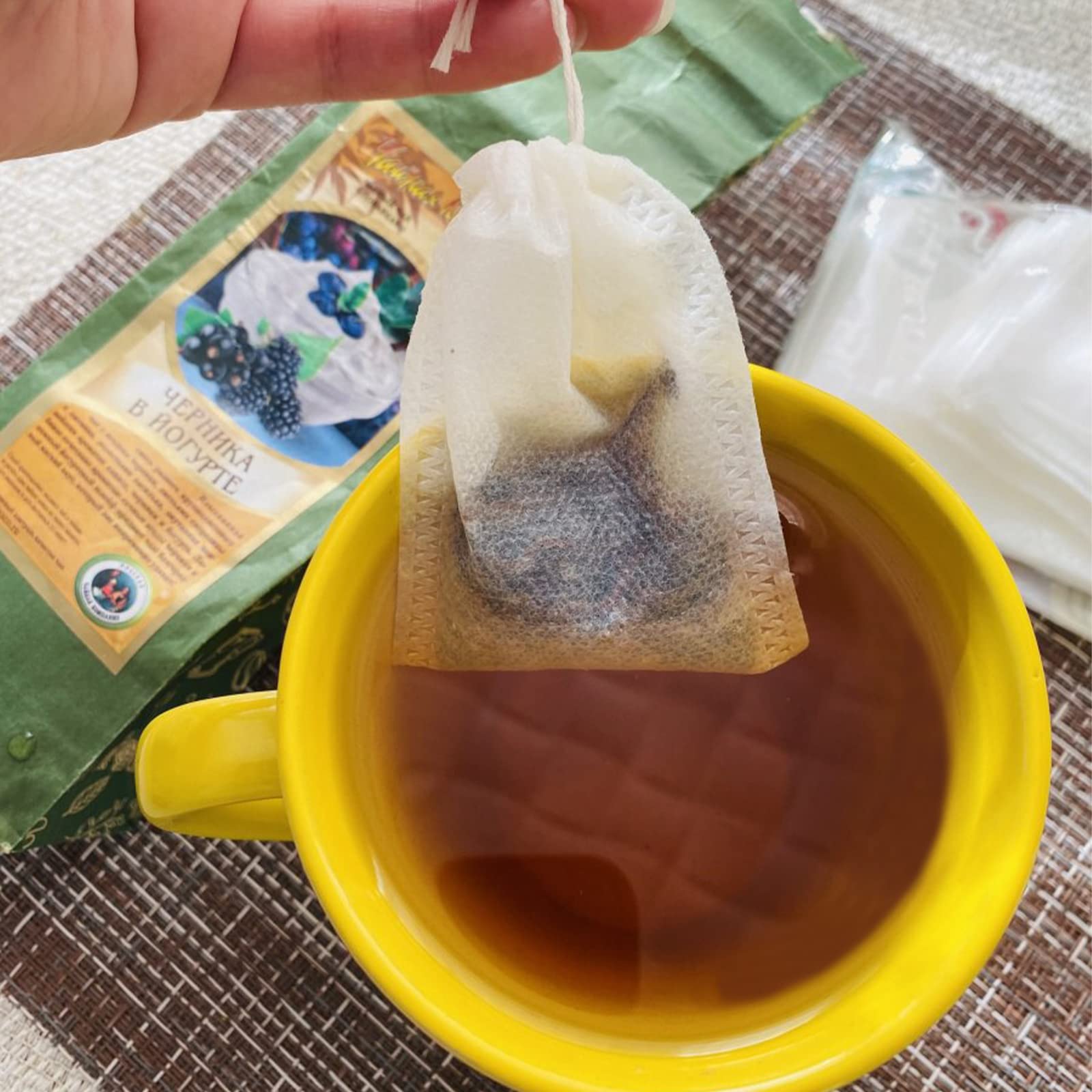 200 Teefilterbeutel Mit Zugband – Praktisch Für Losen Tee, Kaffee & Kräuter