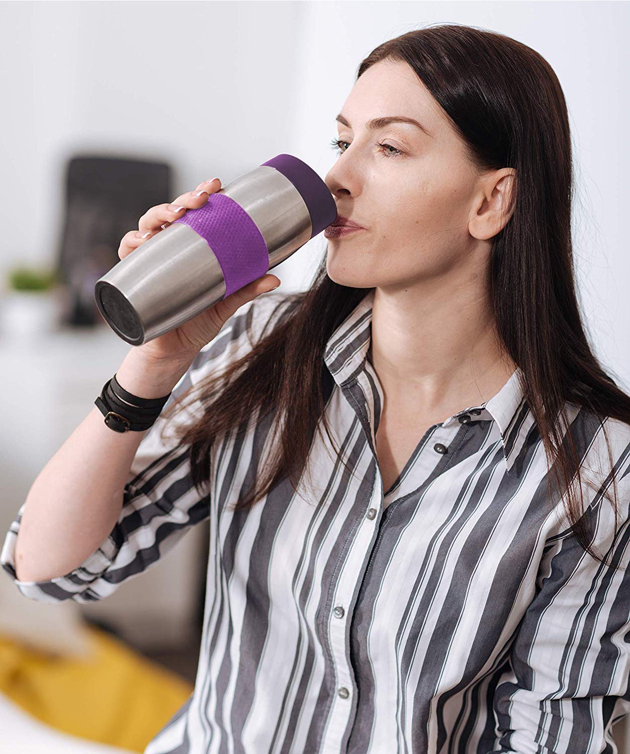 Grande Tasse à Café En Céramique Avec Poignée, Passe Au Micro-ondes Et Au Lave-vaisselle Pour Lait, Thé, Fruits, Latte, Café, Céréales, Crème Glacée, Blanc 900 Ml