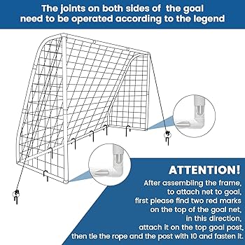 【未使用】BOWNET 3' x 5' ポータブルサッカーゴール ケース付き ② Soccer Zipped Bag – Bownet